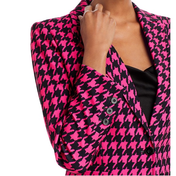 Alice & Olivia Breann Houndstooth Blazer - 150th Anniversary for Bloomingdale’s - Picture 5 of 12